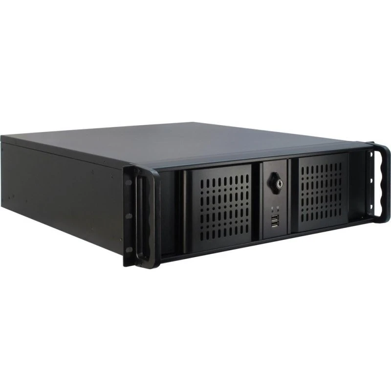 Inter-Tech IPC 3U-3098-S 3U Rackkabinet, sort