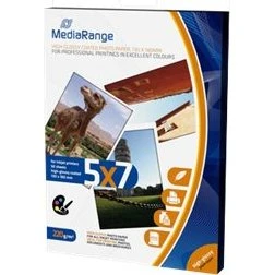 MediaRange Fotopapir 130x180 mm 220 g/m² Højglans 50 ark