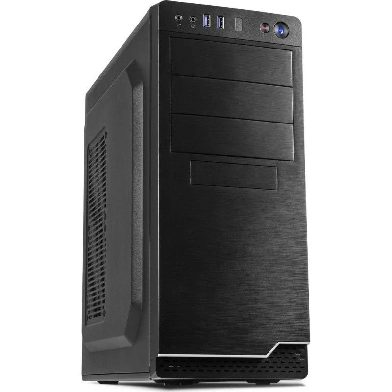 Inter-Tech IT-5916 Tower-kabinet med 500W strømforsyning, sort