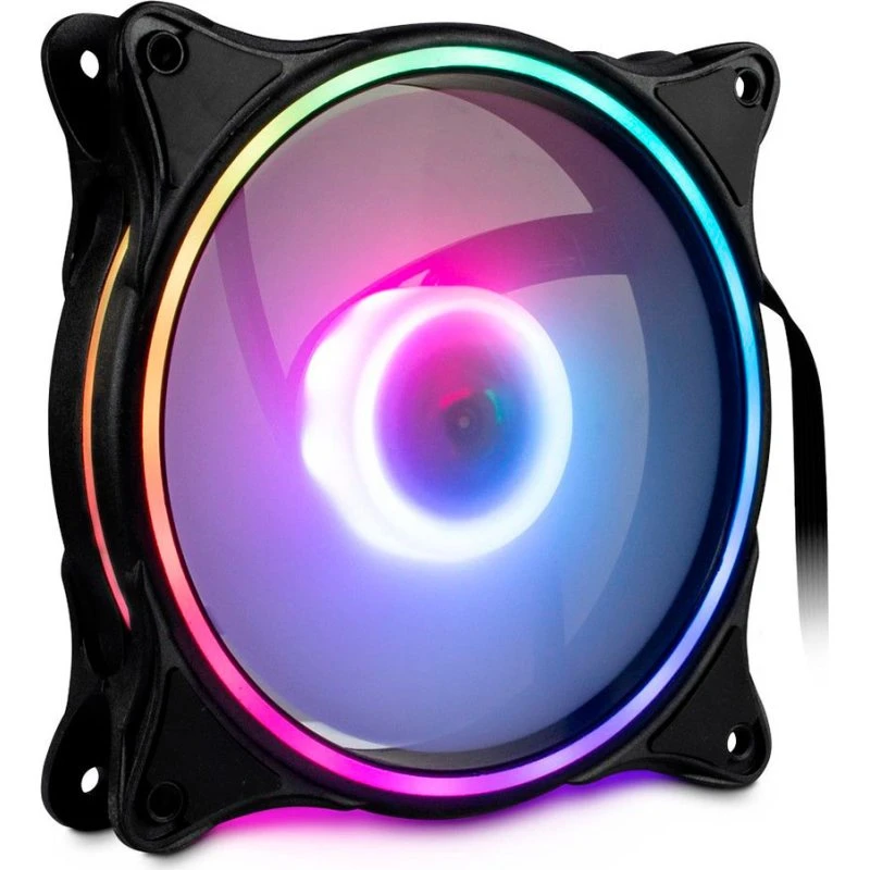 Inter-Tech Argus RGB-FAN SET RS-08 120mm Sort 3pk