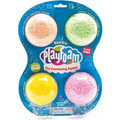 Learning Resources Playfoam 4-pak – Glitter (3-8 år)
