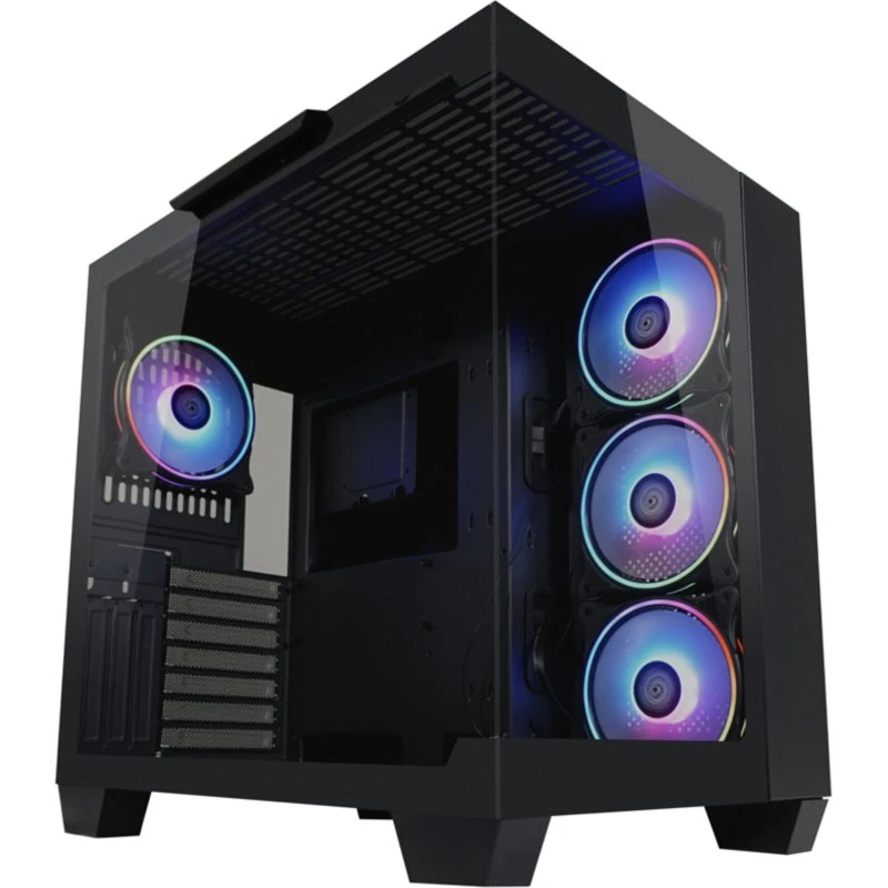 LC Power 809B Dark Storm X Midi-Tower, Sort