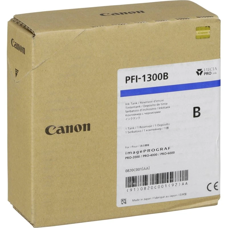 Canon PFI-1300 Blå 330 ml, original