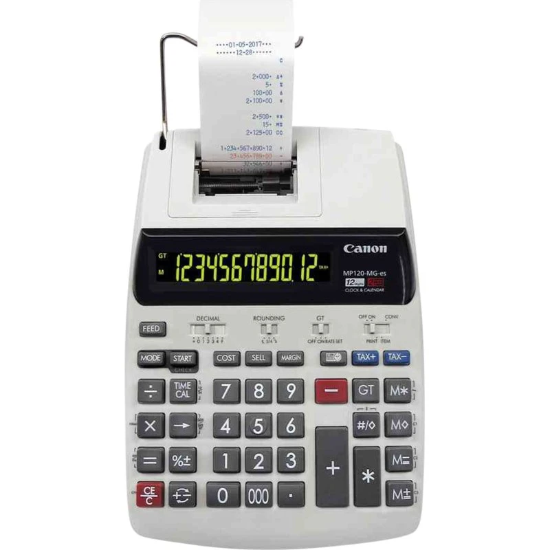 Canon MP120-MG-ES II Printe-regnemaskine, 12 cifre, hvid
