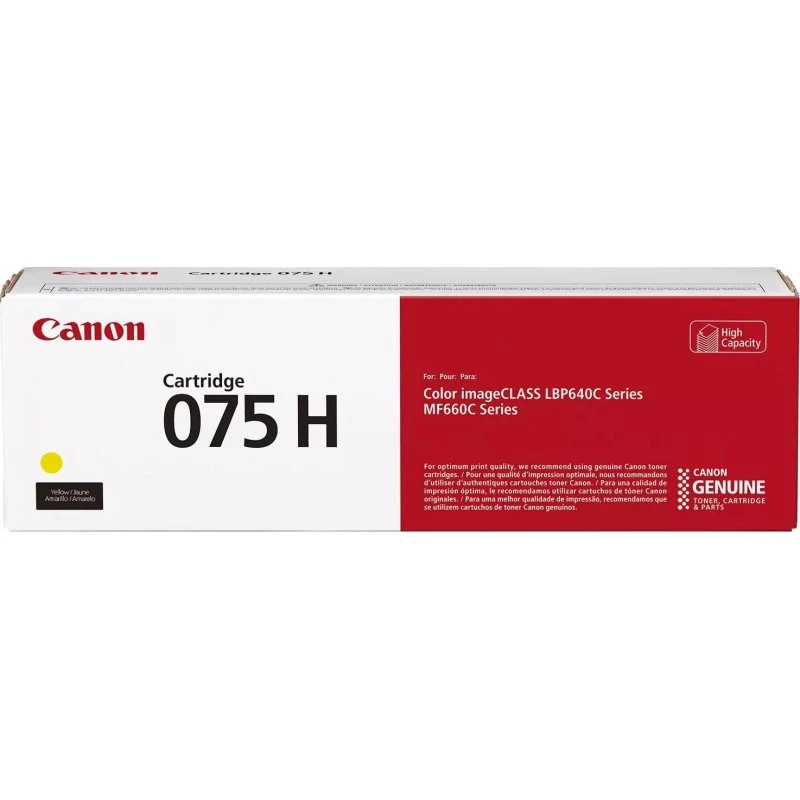 Canon 075H Gul Høj Kapacitet Toner (2.500 sider)