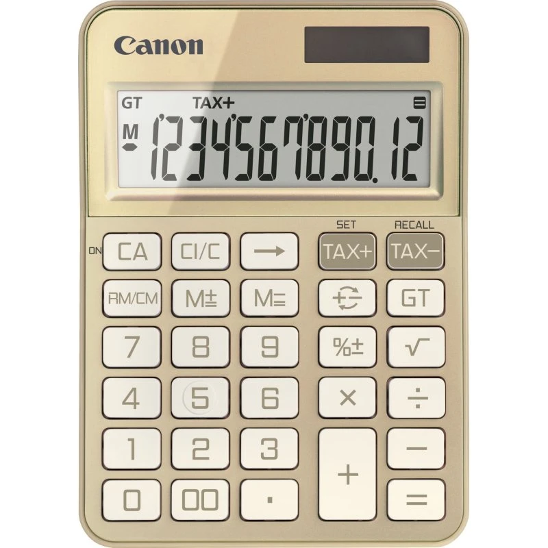 Canon KS-125KB-GD Guld Lommeregner 12 Cifre