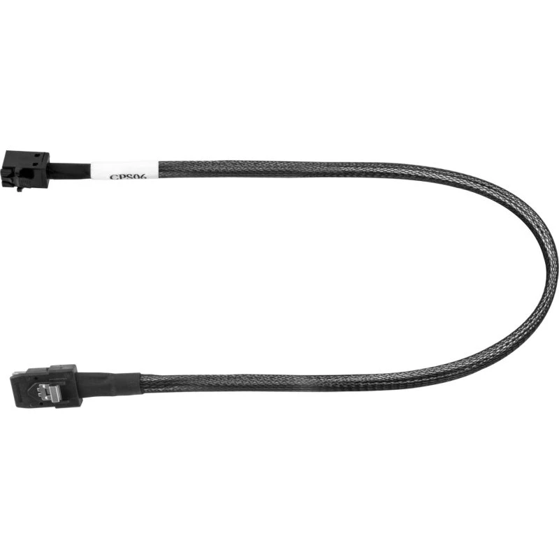 SilverStone CPS06 Mini SAS HD Kabel, 60 cm, sort