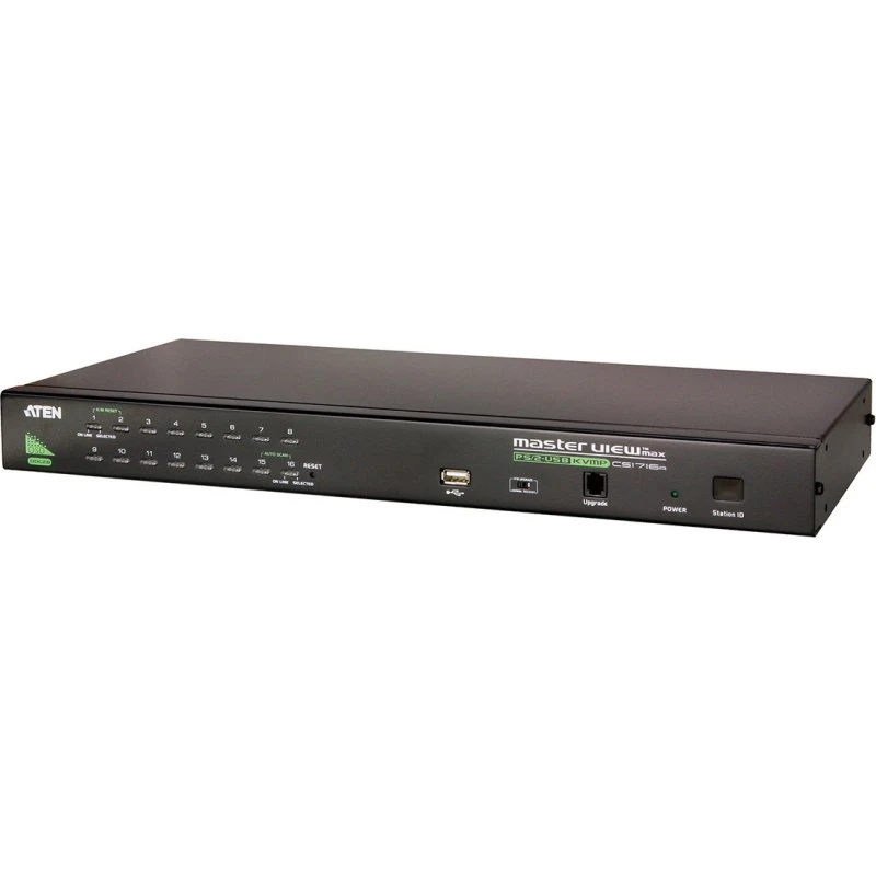 ATEN CS1716A 16-Port KVM-Switch, Monterbar på Stativ