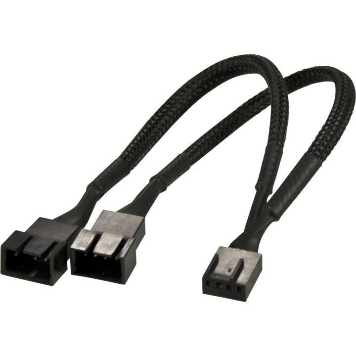 Akasa PWM Fan Splitter 15cm, Sort