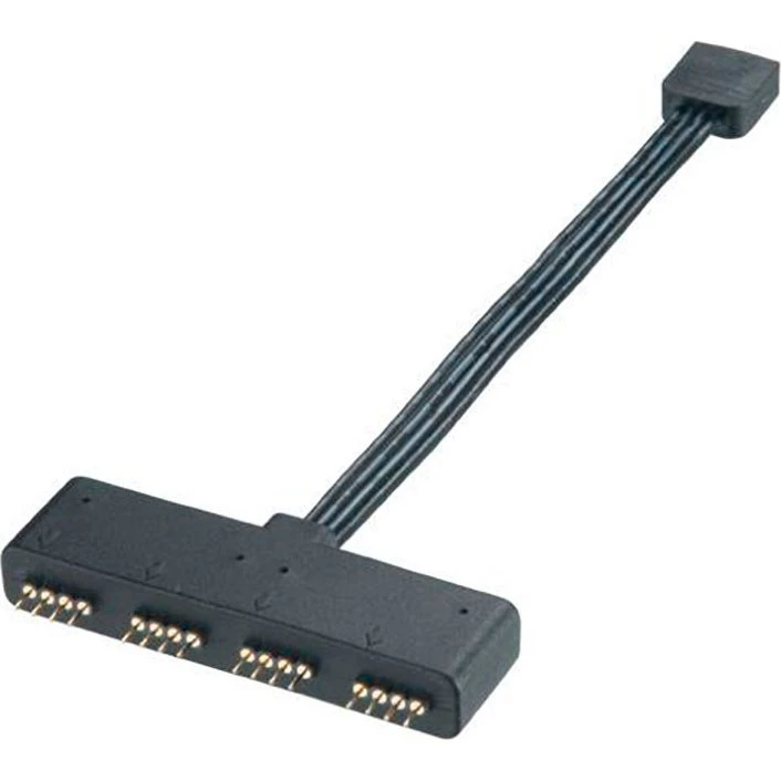 Akasa AK-CBLD02-10BK RGB LED Splitter 10 cm sort
