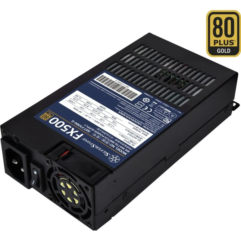 Silverstone FX500 500 W Strømforsyning, Sort