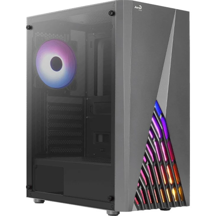 AeroCool Delta-G Midi Tower, Sort, microATX/ATX/Mini-ITX