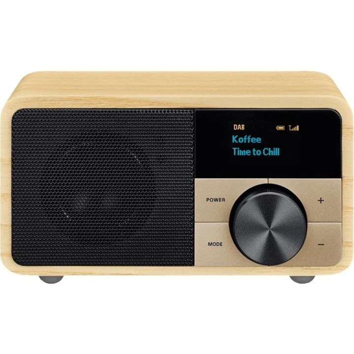 Sangean DDR-7 DAB+/FM Radio med Bluetooth, Træ