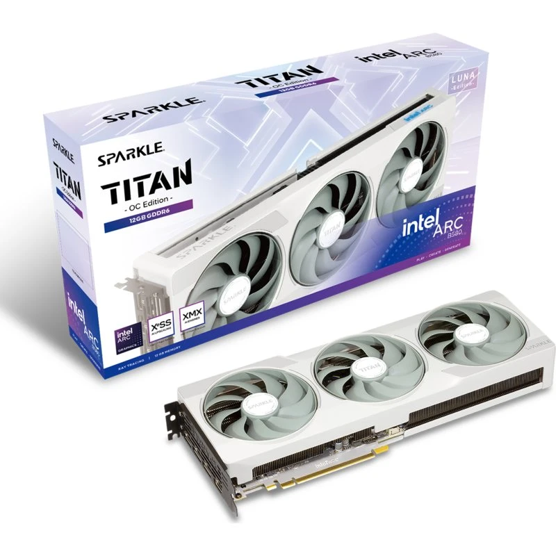 Sparkle Intel Arc B580 Titan Luna OC 12GB