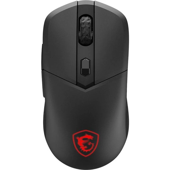 MSI Versa 300 Elite Trådløs Gaming Mus, 26.000 DPI, USB/Bluetooth, Sort