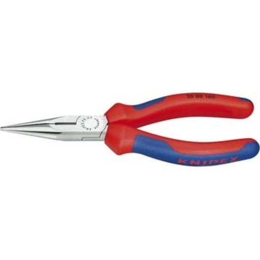 Knipex Flad-rundtang med skær 200 mm, blå/rød