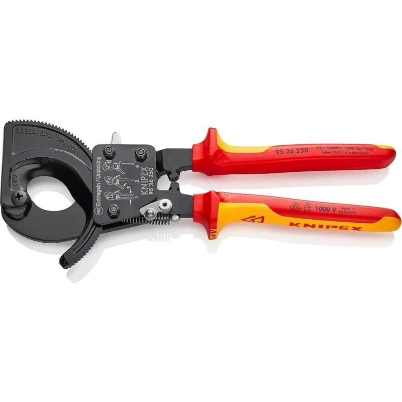 KNIPEX 9536250 Kabelsaks 250 mm, VDE-godkendt, 1000V