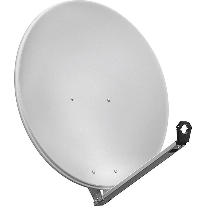 Goobay 80 cm aluminium parabol lysegrå