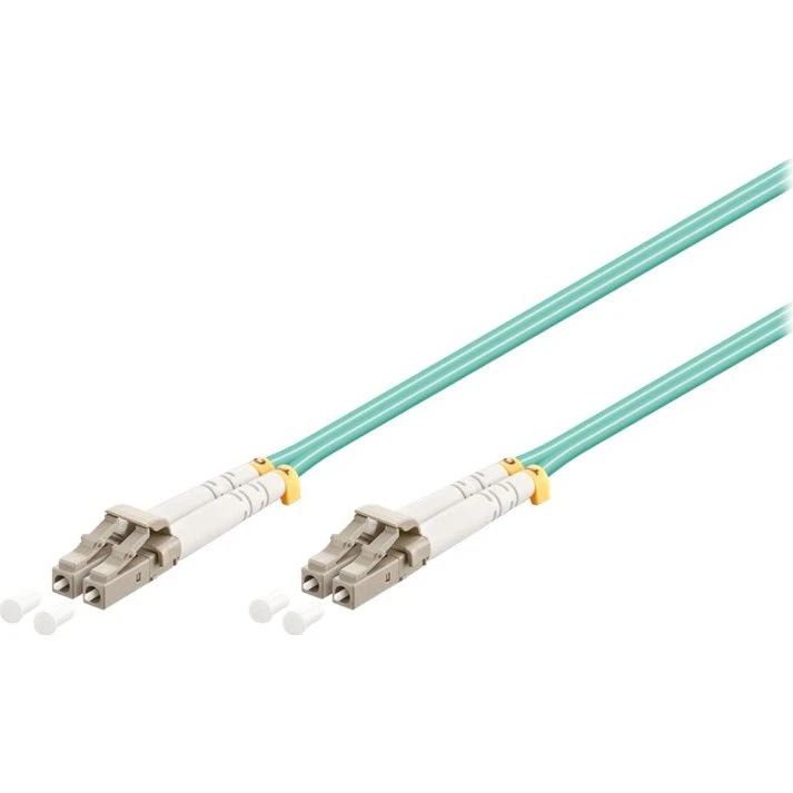 Goobay LC-LC OM3 15m Grøn Fiberoptisk Netværkskabel