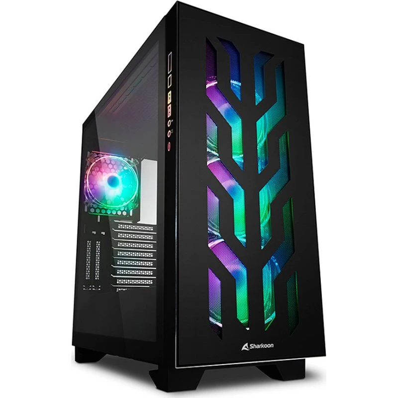 Sharkoon Elite Shark CA300T Mini-ITX/MicroATX/ATX/E-ATX Sort