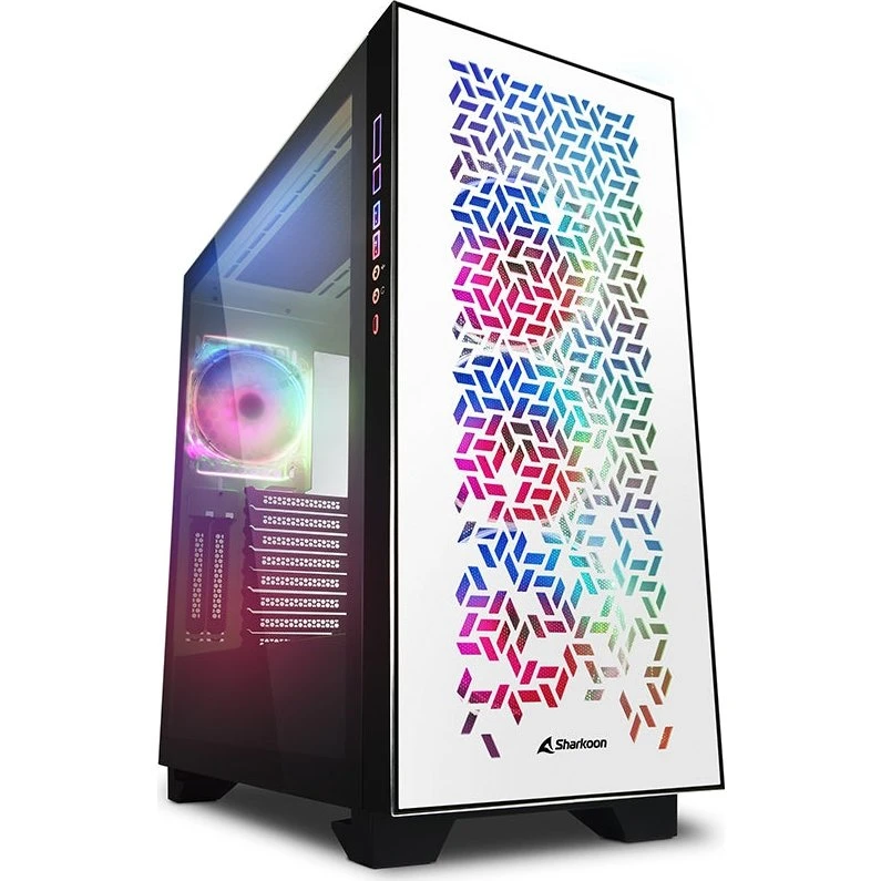 Sharkoon ELITE SHARK CA300H Hvid Full Tower