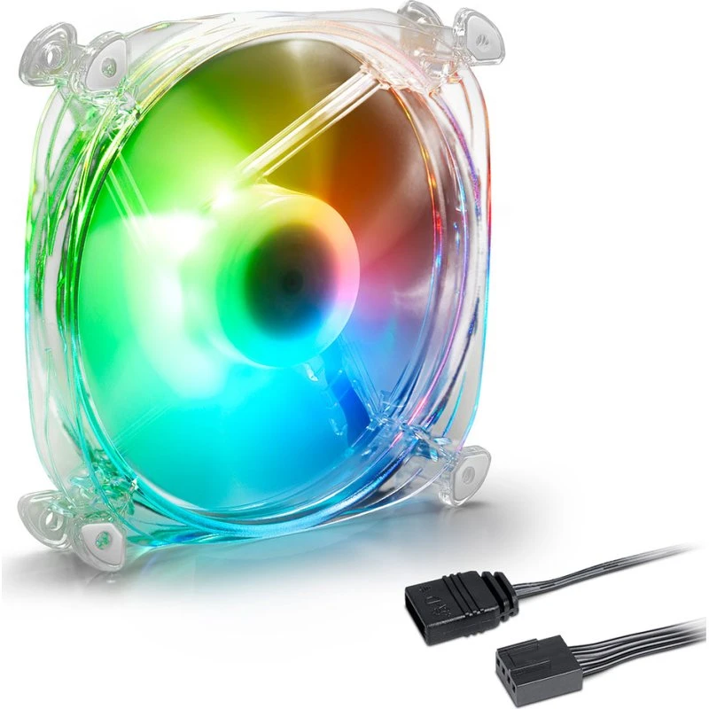 Sharkoon SHARK Disc PWM Hvid 120 mm Fan