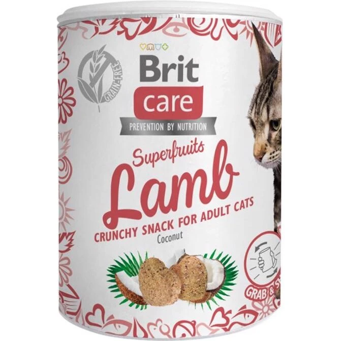 Brit Care Superfruits kattegodbidder med lam, 100 g