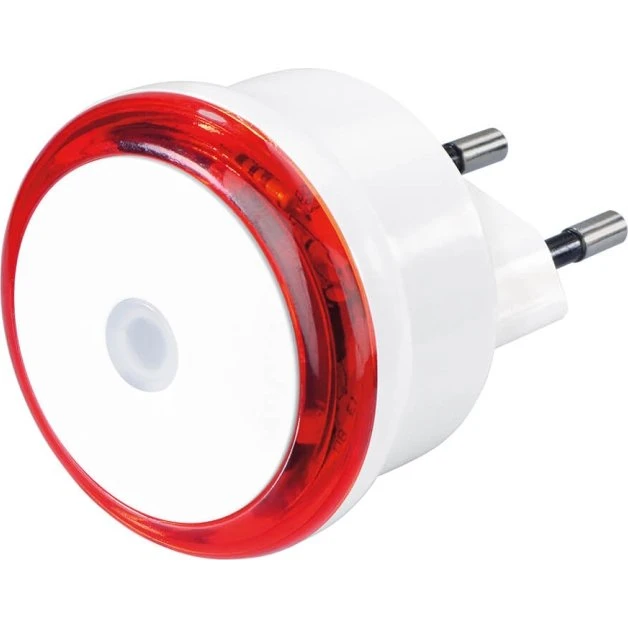 Hama Natlys Basic Rød – Energieffektiv LED med Lyssensor
