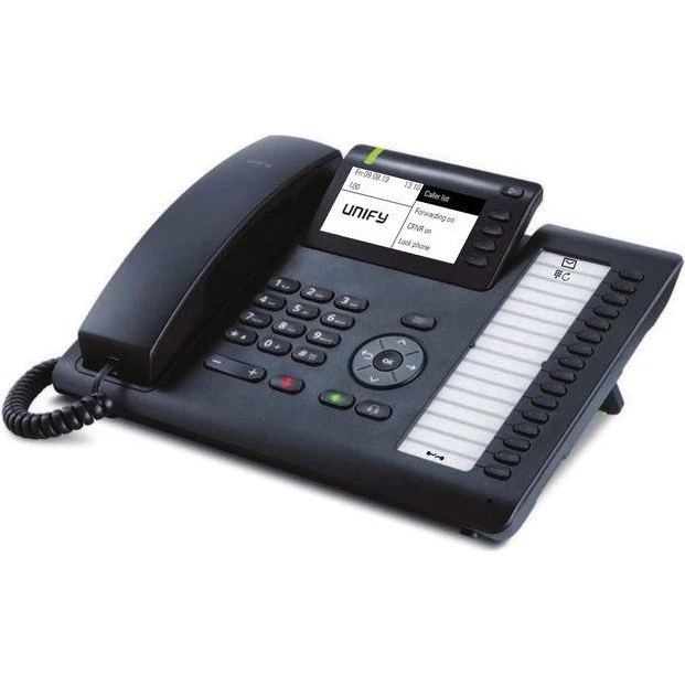 Unify OpenScape CP400T IP-telefon, sort, 3,7" TFT-skærm