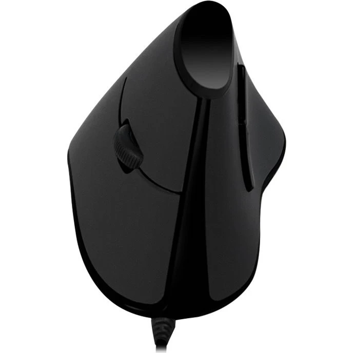 LogiLink Ergonomic Vertical Optisk Mus Sort