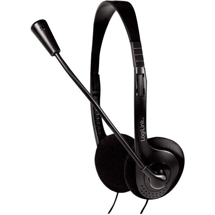 LogiLink HS0052 Kablet Høretelefoner Sort