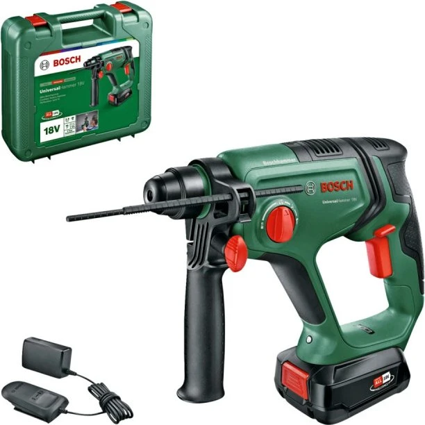 Bosch UniversalHammer 18V 2,5Ah 2Joule - SDS-plus Akkuborehammer