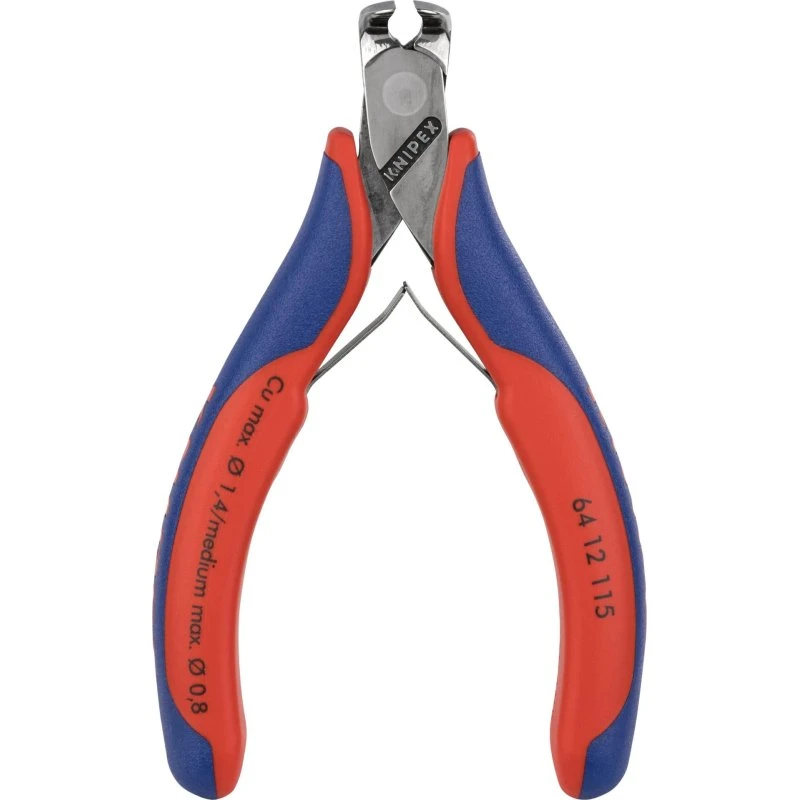 KNIPEX Elektronik-forbidetang 115 mm med flerkomponent-håndtag