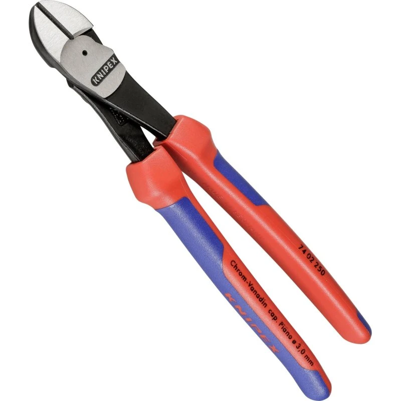 KNIPEX 74 02 250 Skævbider 250 mm Rød/Blå