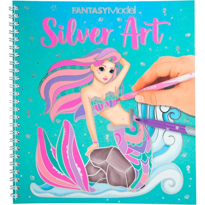 TOPModel Fantasy Silver Art Designbog – 30 Motiver