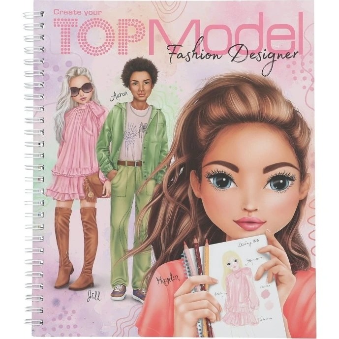 TOPModel Malebog – 40+ Sider med Modelfigurer