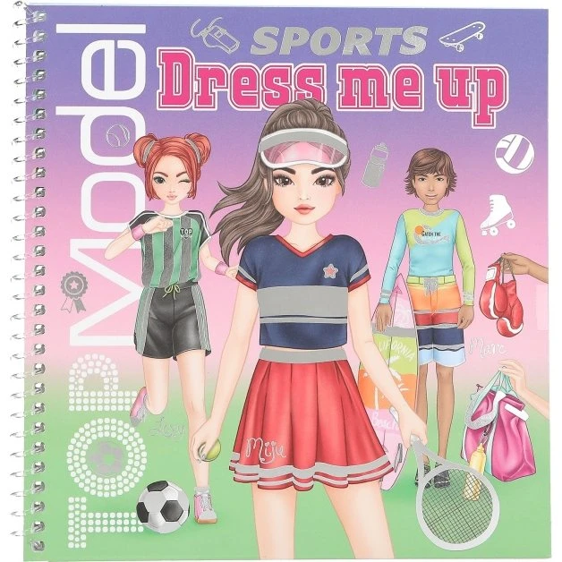 TOPModel Dress Me Up Stickerbook Sports