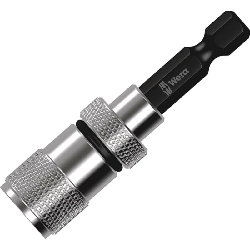 Wera 896/4/1 SB Afstandsholder 1/4" x 50 mm, Sort/Sølv