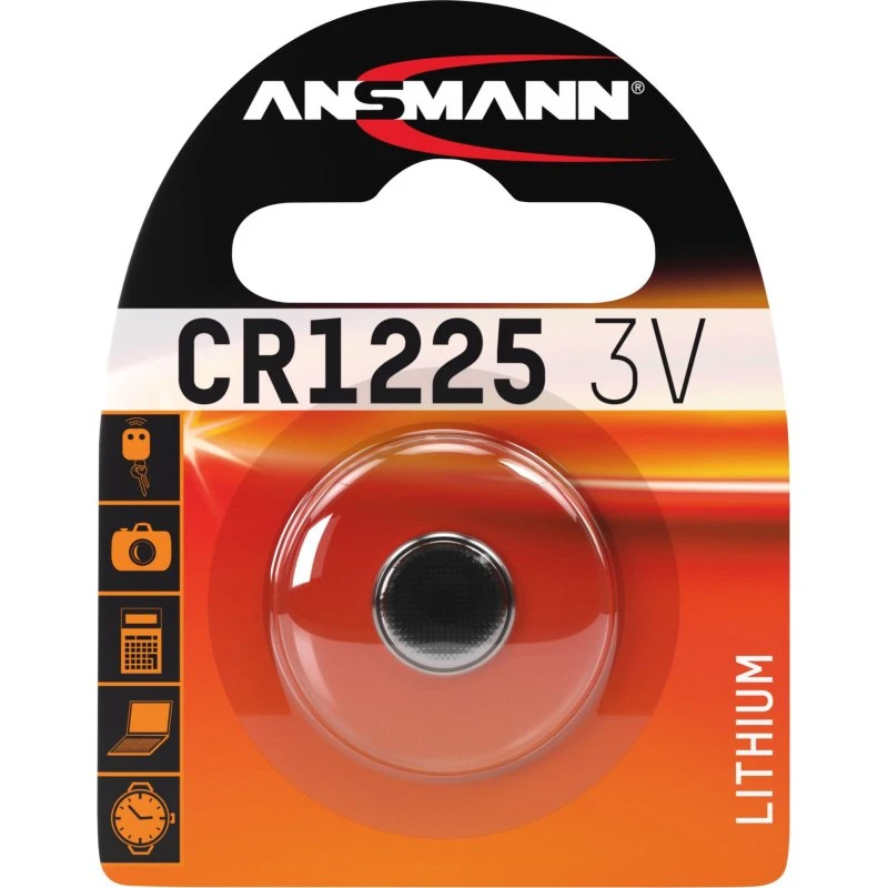 Ansmann CR1225 3V Lithium Knapcelle - 1 stk