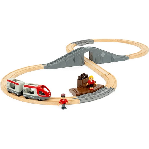 BRIO 36079 Startsæt med passagertog (22 dele)