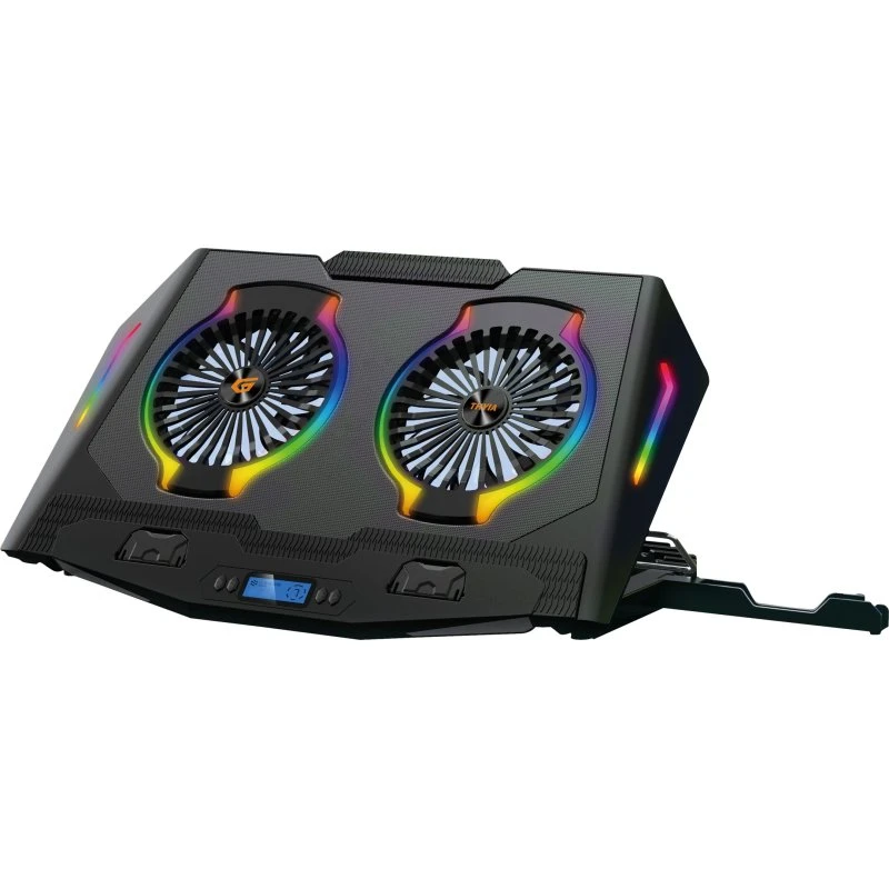 Conceptronic ERGO Gaming Blæser 17" med USB-hub og smartphonestander