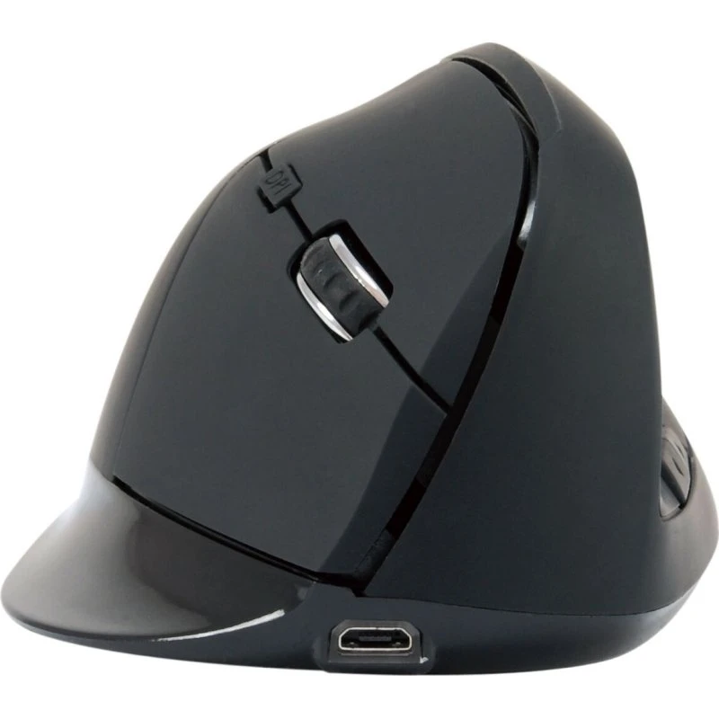 Conceptronic LORCAN03B Vertikal Mus, Bluetooth 5.2, Sort