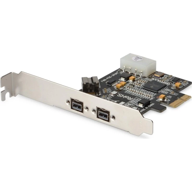 Digitus FireWire 800 PCIe Kort DS-30203-2 (2x Zew, 1x Wew)