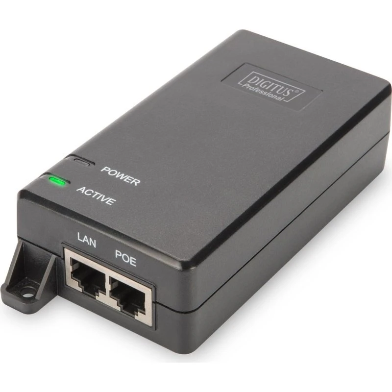 DIGITUS DN-95103-2 PoE-injektor 30W, sort