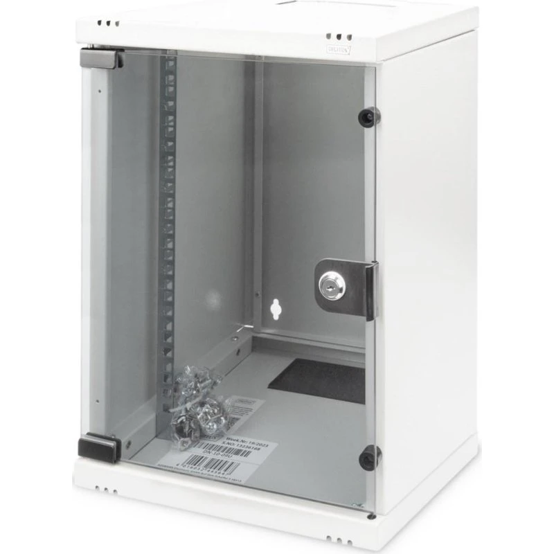 Digitus DN-10-09U Vægmonteret 10" 9U Skab, Lysegrå