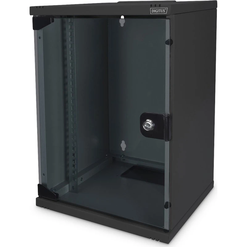 Digitus DN-10-09U-B 9U Vægmonteret Kabinet, Sort, 30kg