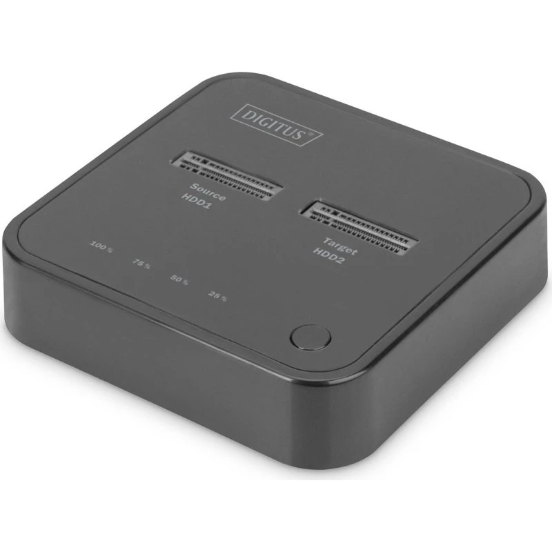 DIGITUS Dual M.2 NVMe SSD Dockingstation med Offline Kloning, USB-C