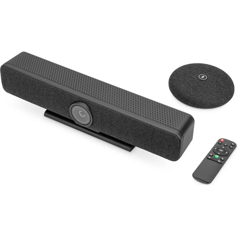 Digitus 4K All-in-One Video Bar Pro, sort/grå