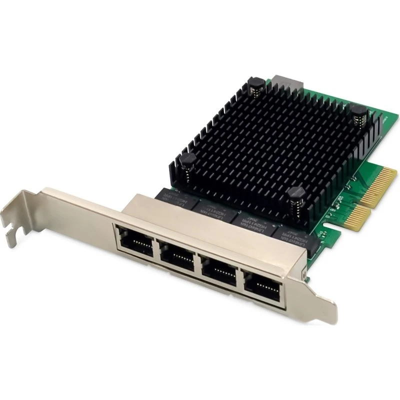 DIGITUS DN-10136 4-Port 2.5 Gbps Netværksadapter PCIe 2.1