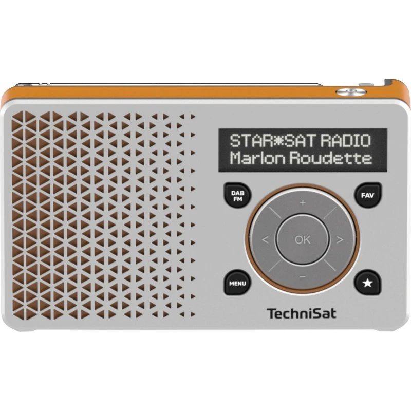 TechniSat Digitradio 1 DAB+/FM Orange/Sølv